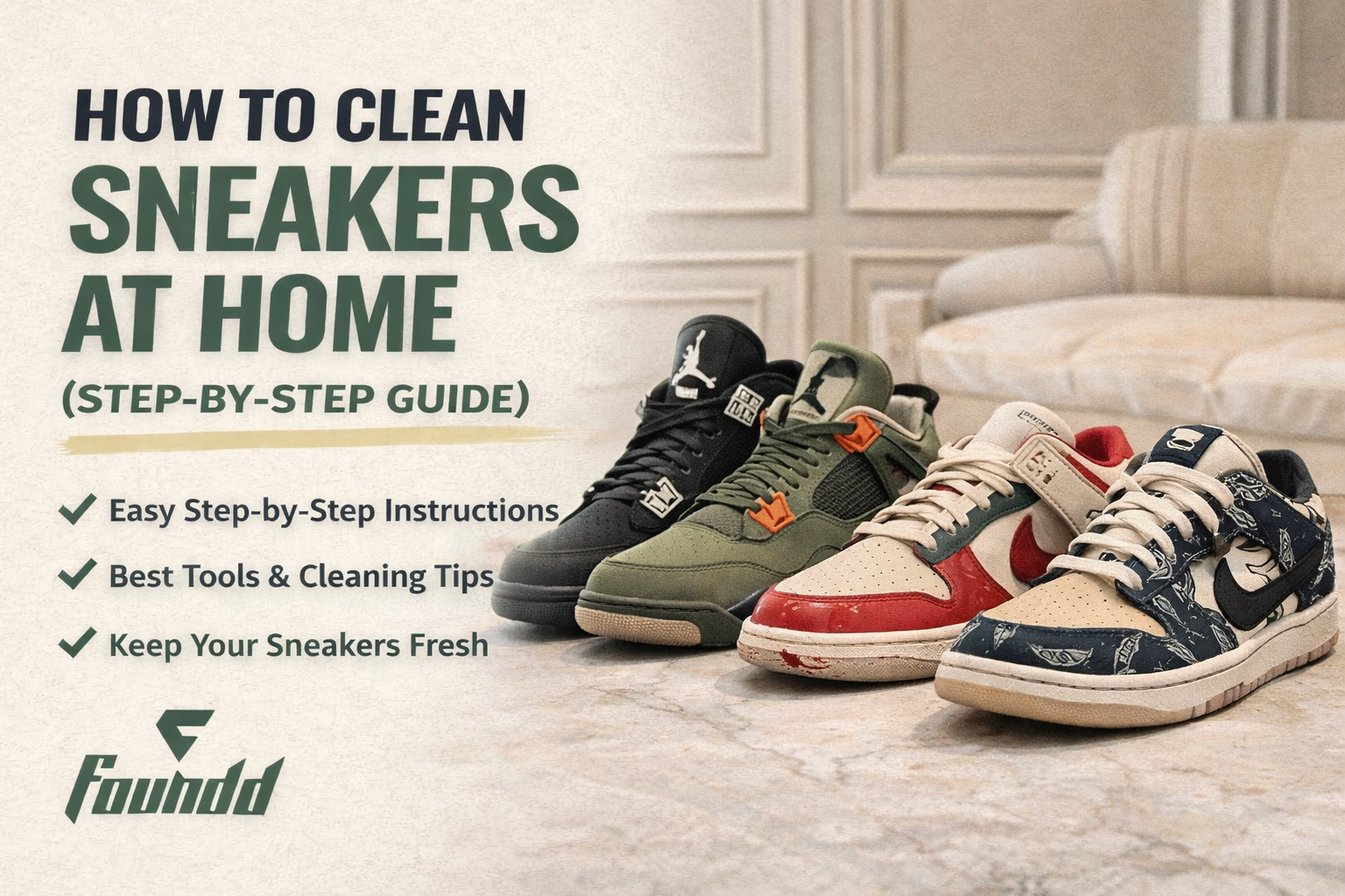 How to Clean Sneakers at Home (Step-by-Step Guide) | Sneaker Cleaning Pakistan