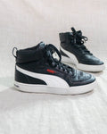 Puma Caven Mid black white women sneakers Pakistan pre loved EU 37