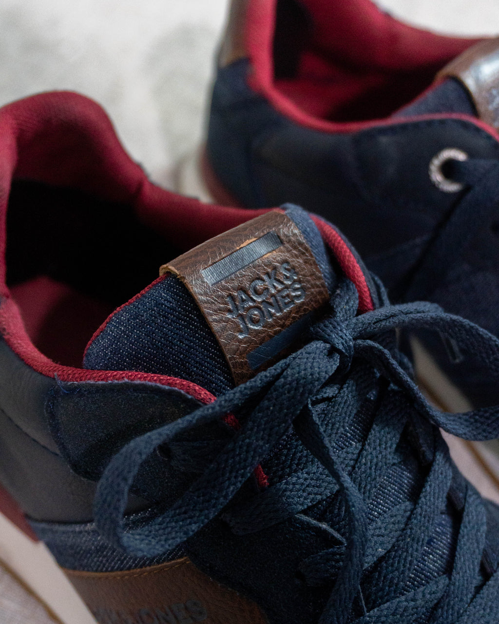 Jack and Jones Stellar sneakers navy brown Pakistan original