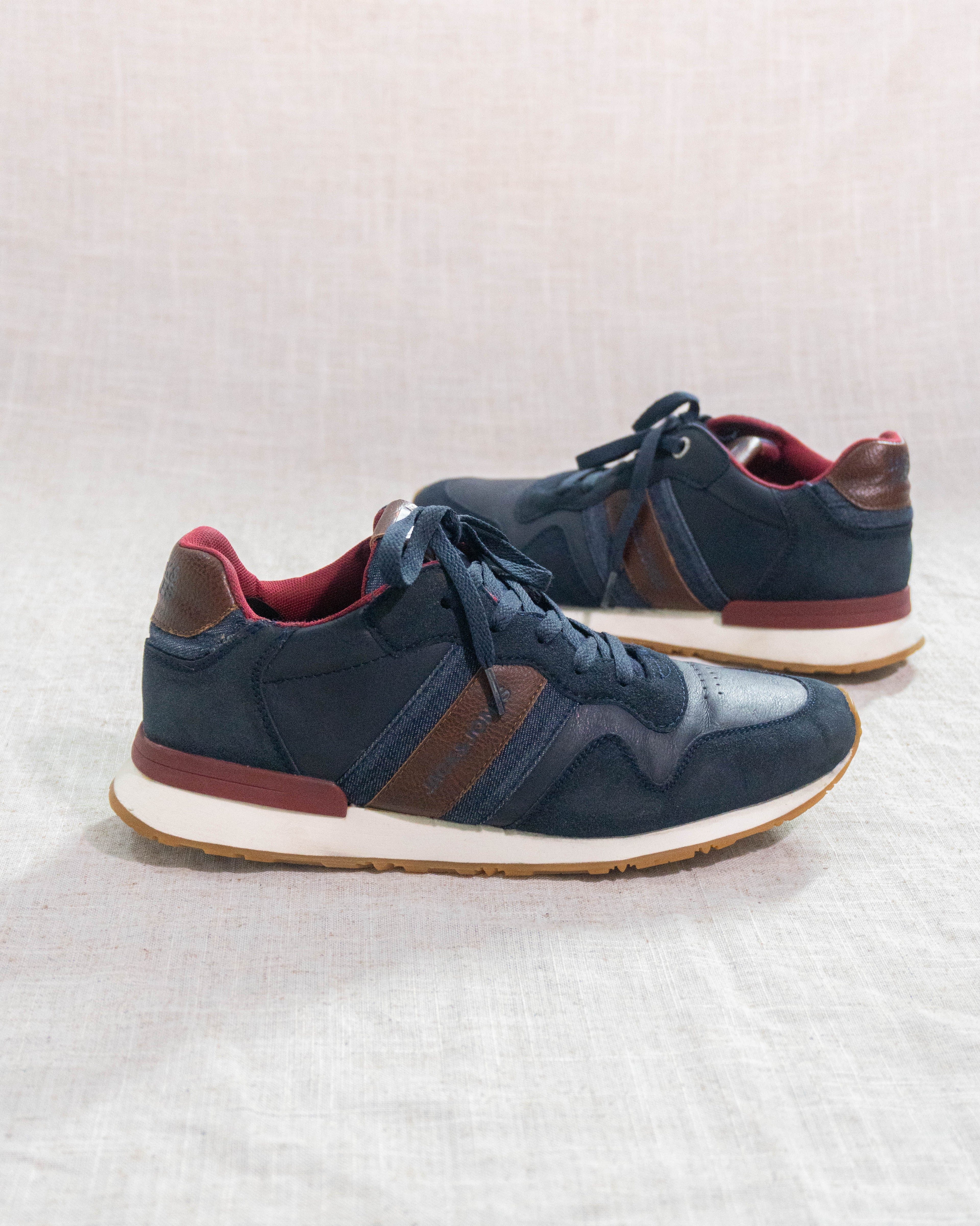 Jack and Jones Stellar sneakers navy brown Pakistan original