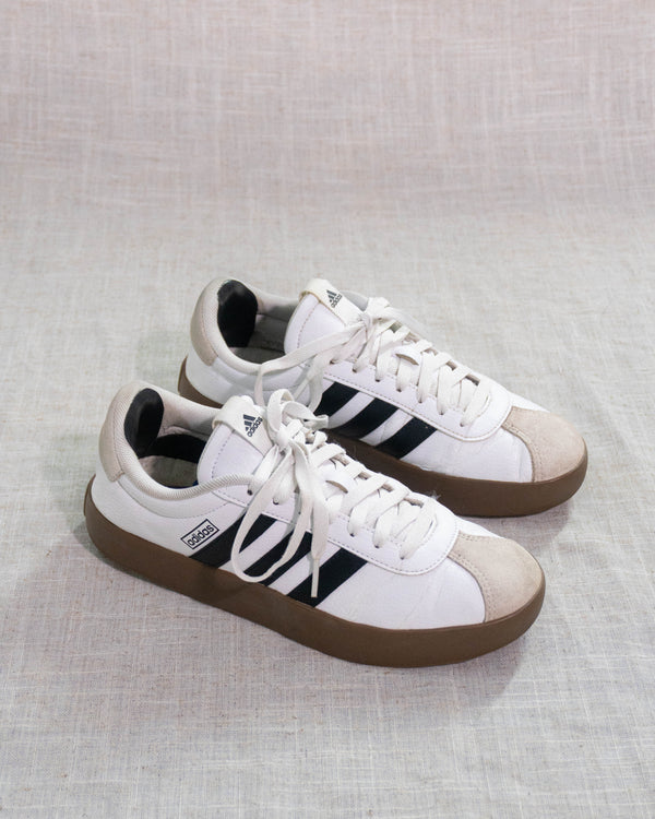 Adidas VL Court 3.0 white black gum sneakers Pakistan original