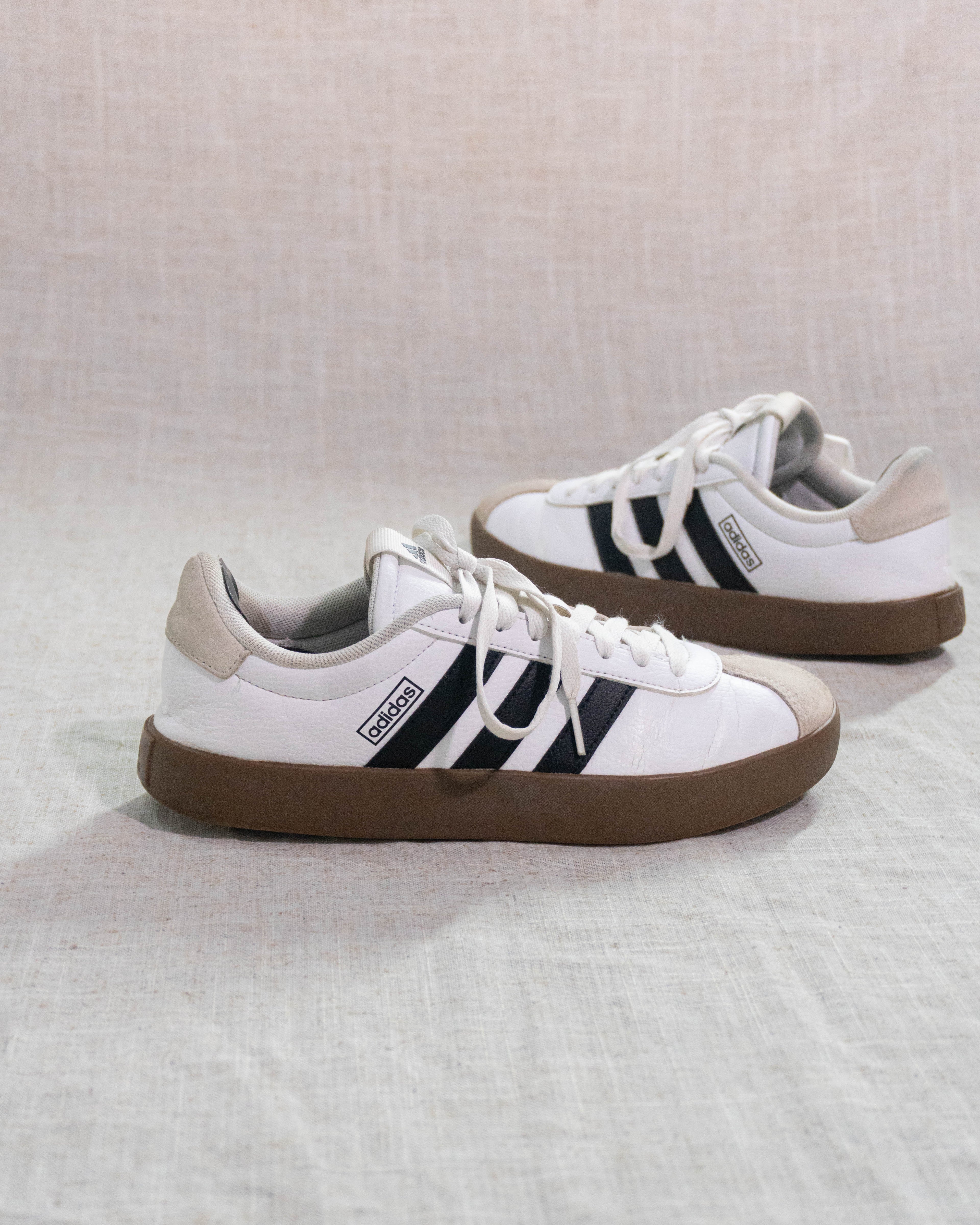 Adidas VL Court 3.0 white black gum sneakers Pakistan original