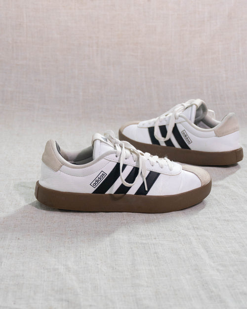 Adidas VL Court 3.0 white black gum sneakers Pakistan original