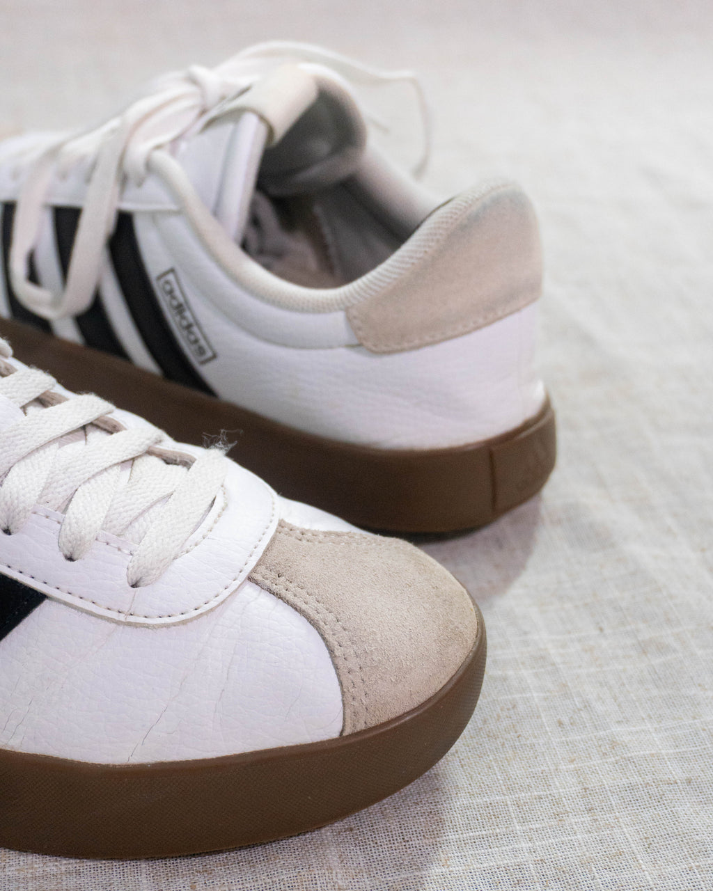 Adidas VL Court 3.0 white black gum sneakers Pakistan original