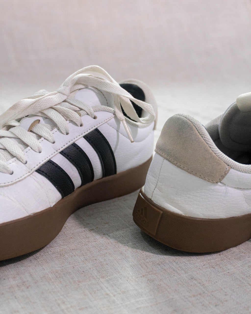 Adidas VL Court 3.0 white black gum sneakers Pakistan original