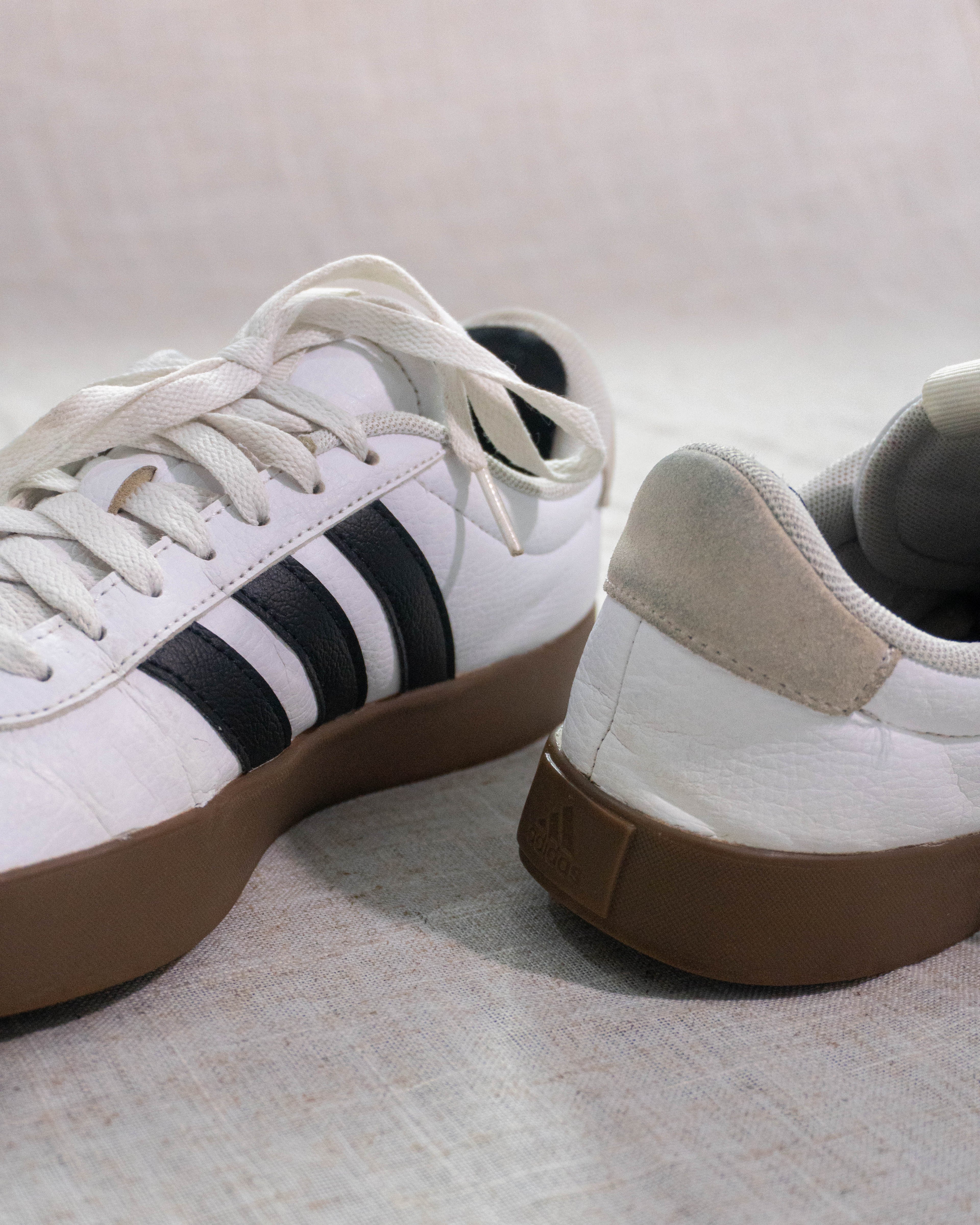 Adidas VL Court 3.0 white black gum sneakers Pakistan original