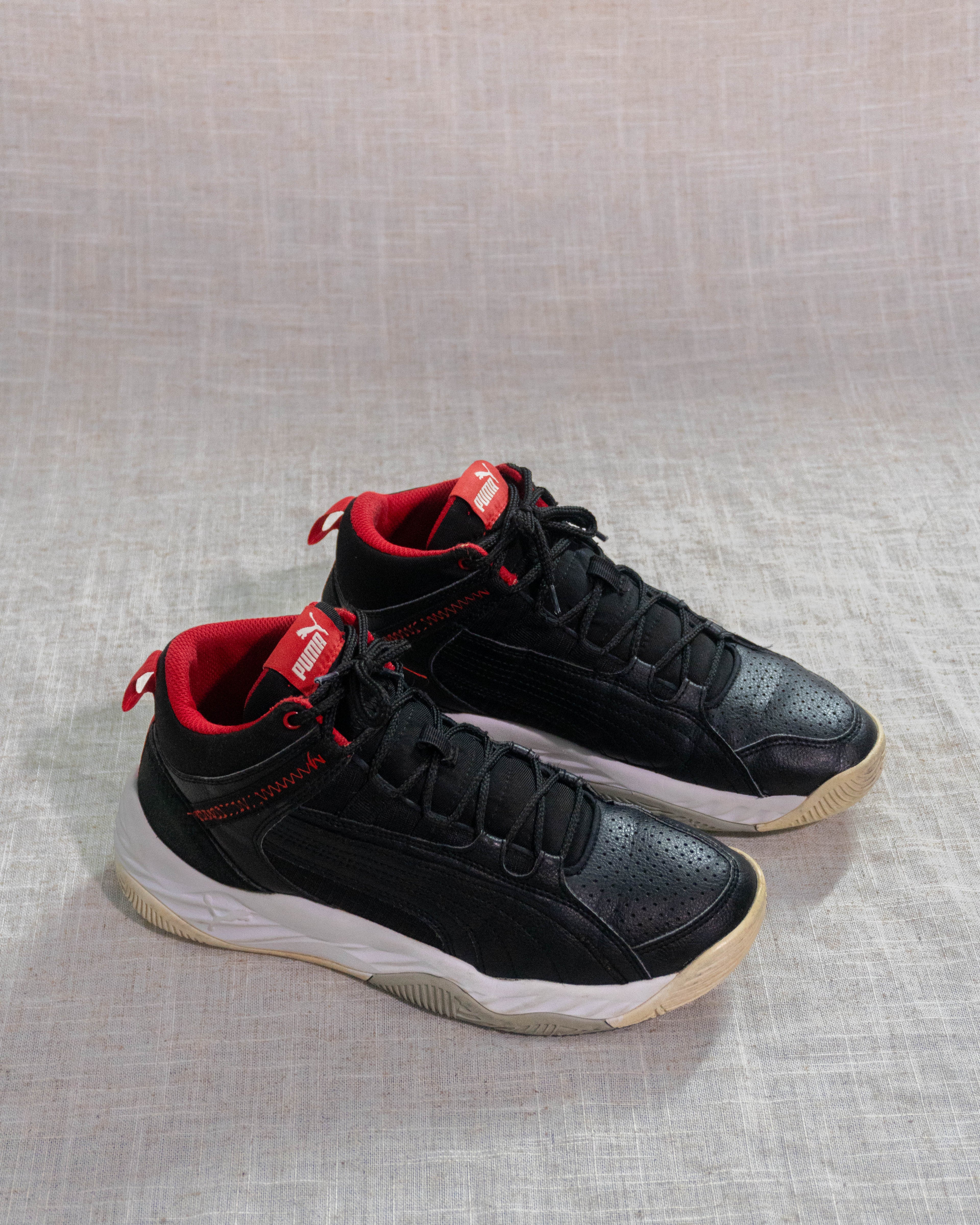 Puma Rebound Future Evo black red sneakers Pakistan original