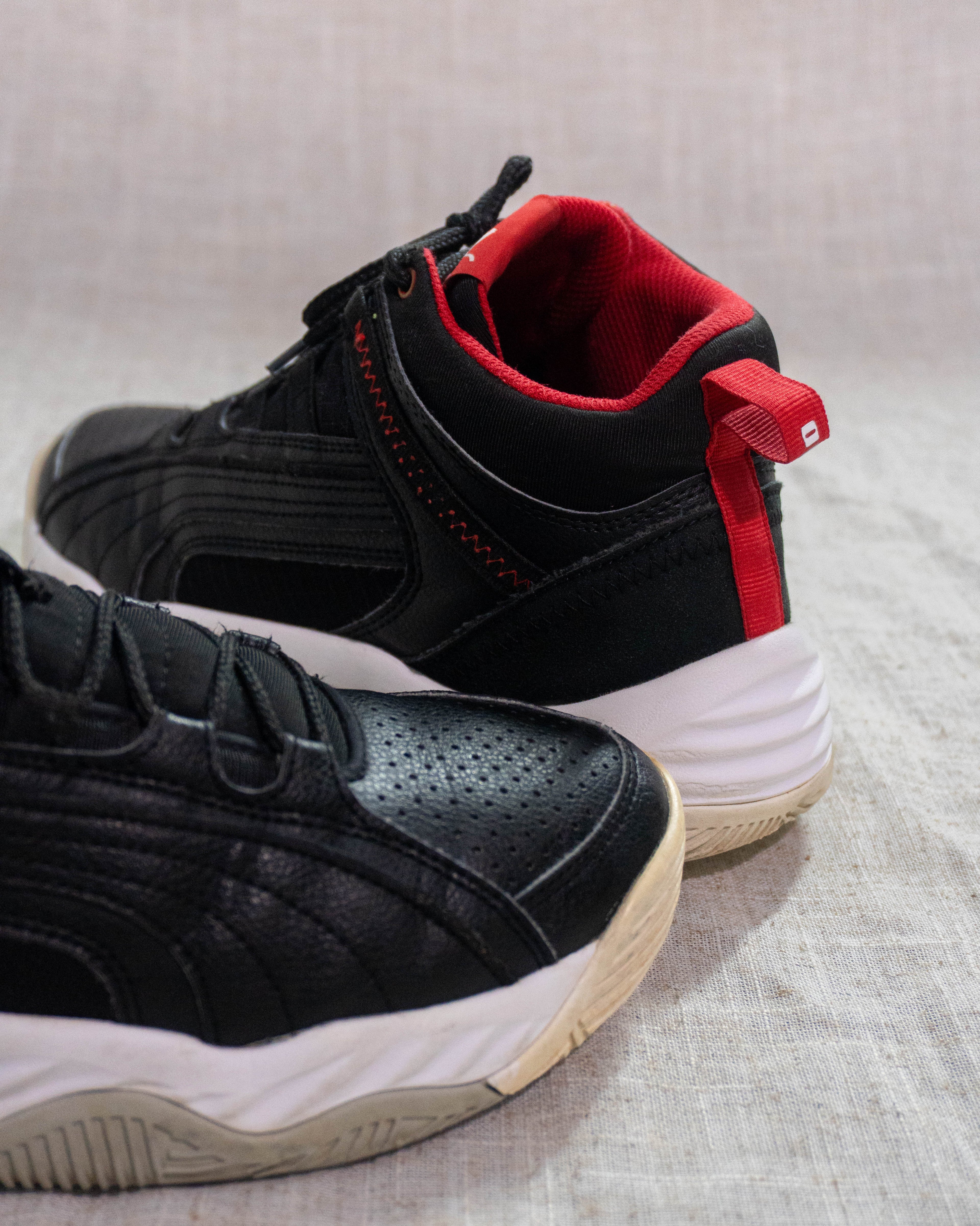 Puma Rebound Future Evo black red sneakers Pakistan original