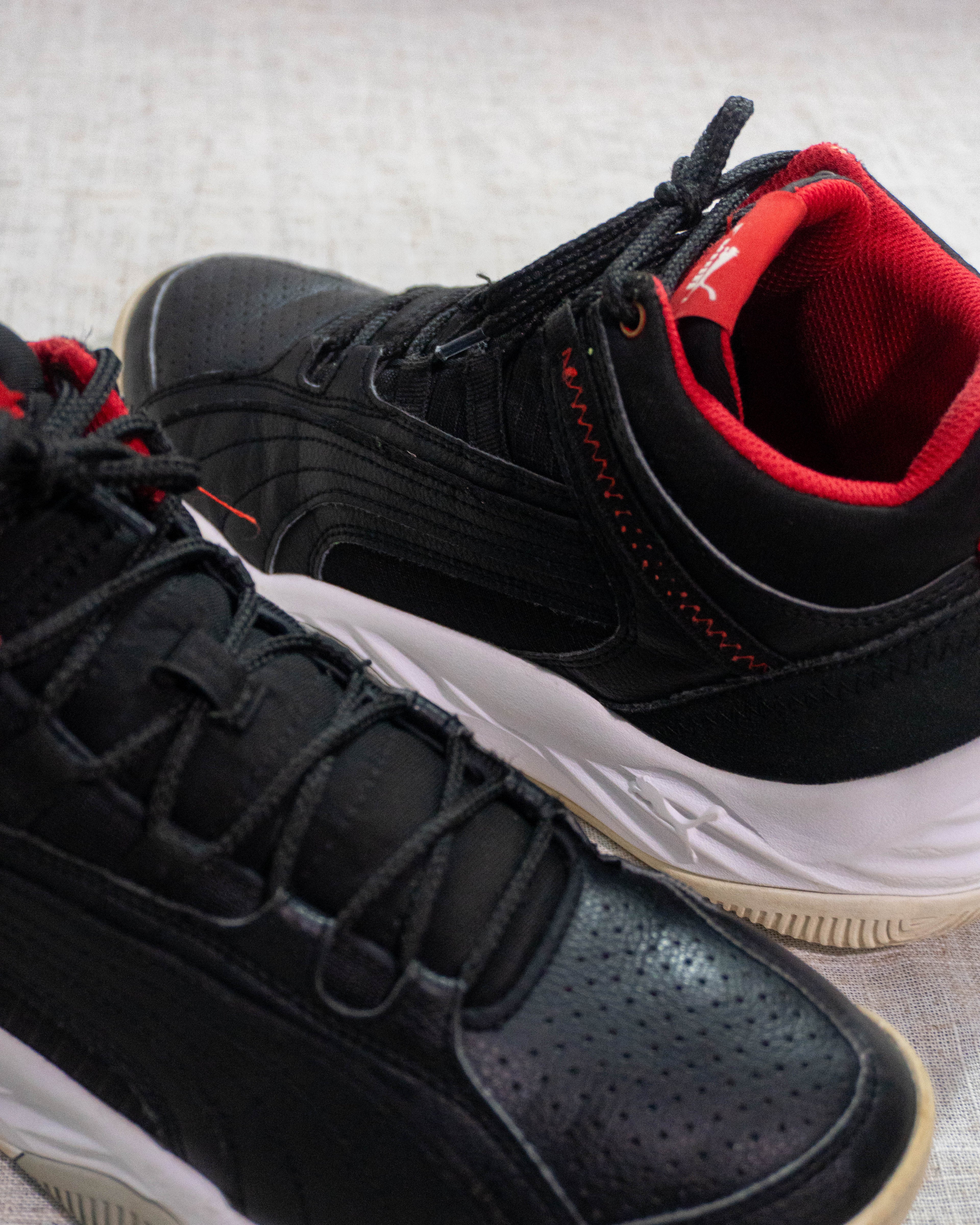 Puma Rebound Future Evo black red sneakers Pakistan original