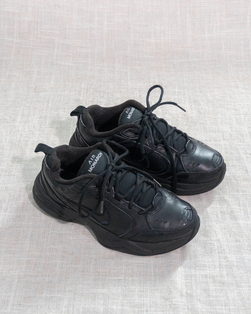 Nike Air Monarch IV Triple Black original sneakers Pakistan