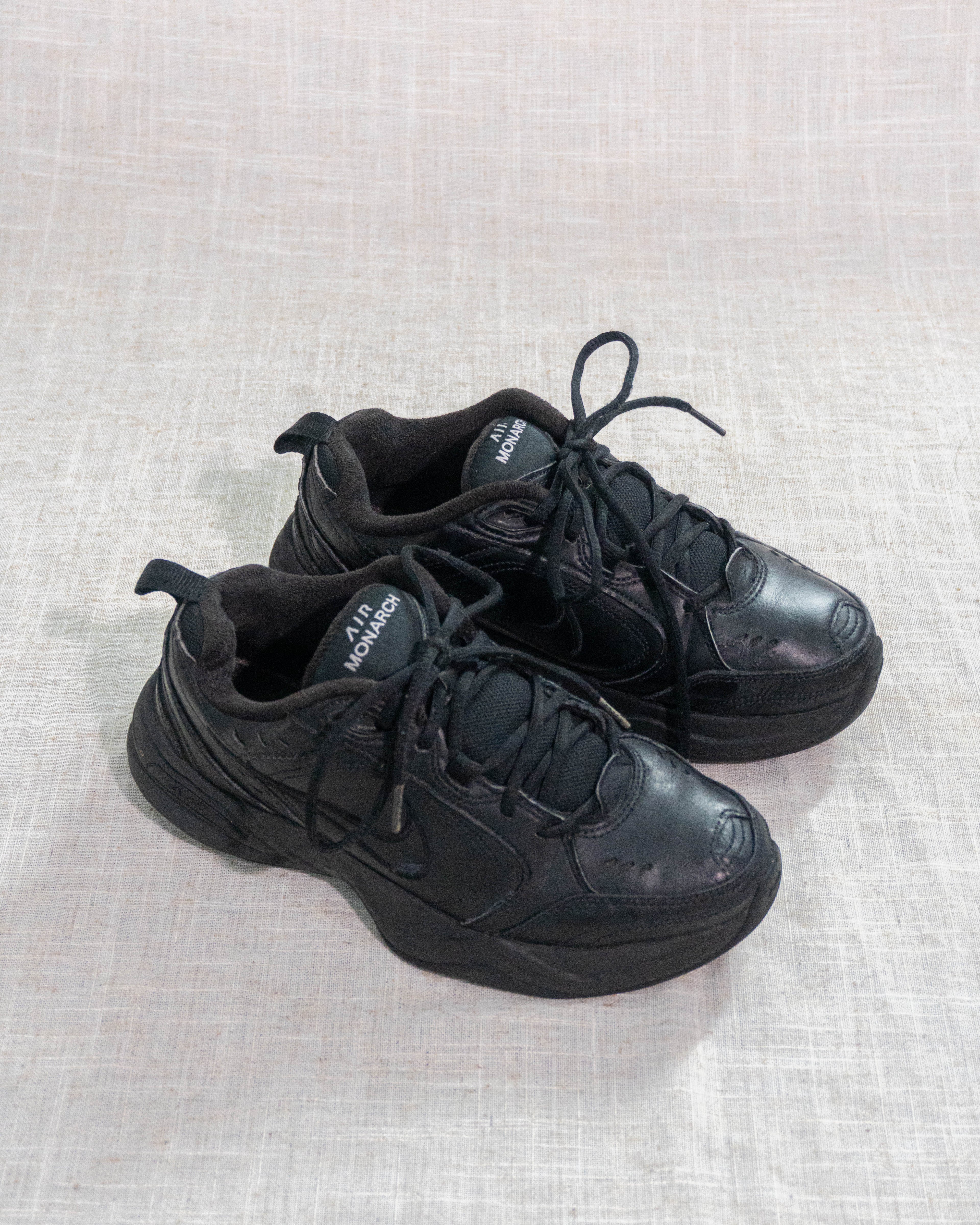 Nike Air Monarch IV Triple Black original sneakers Pakistan