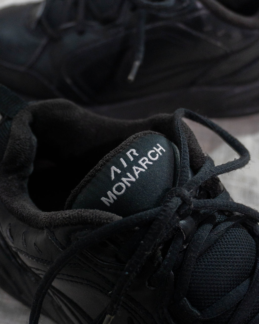 Nike Air Monarch IV Triple Black original sneakers Pakistan