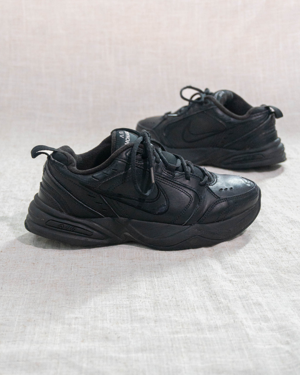 Nike Air Monarch IV Triple Black original sneakers Pakistan