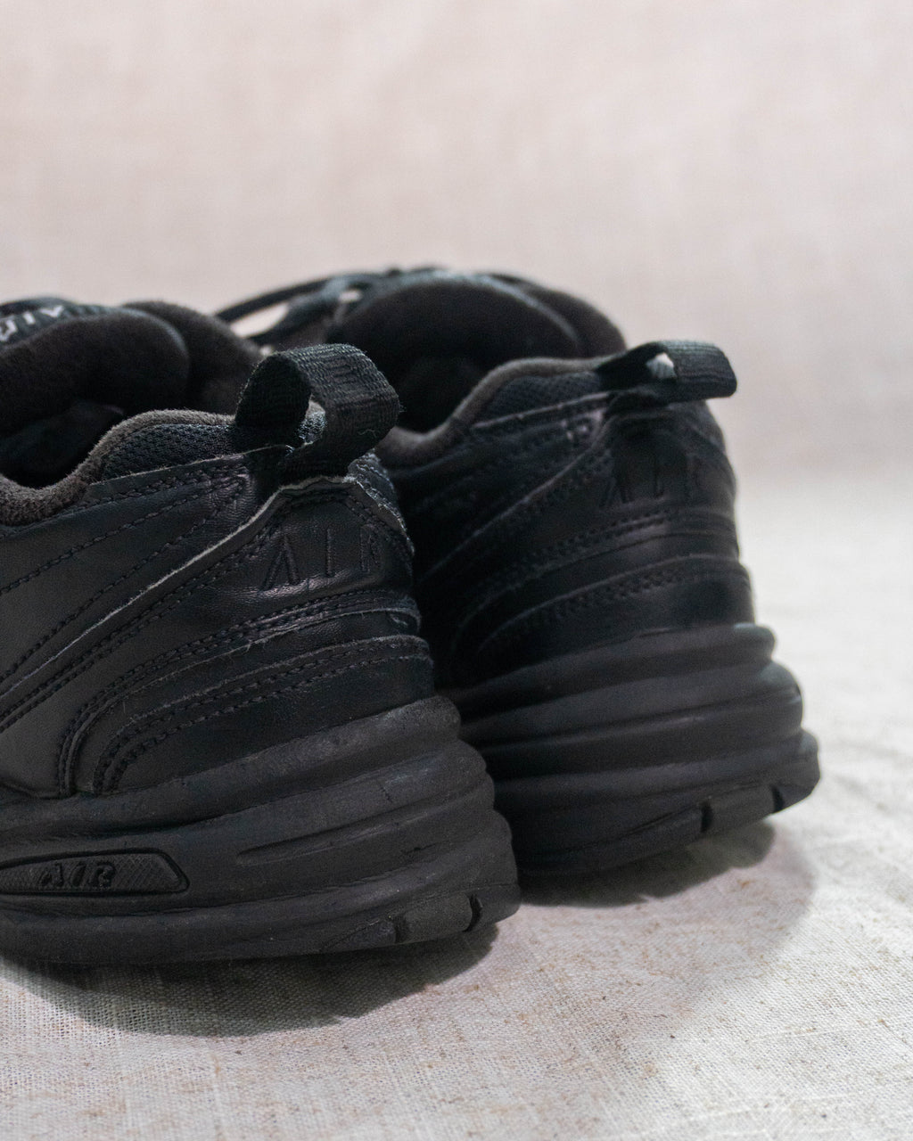 Nike Air Monarch IV Triple Black original sneakers Pakistan