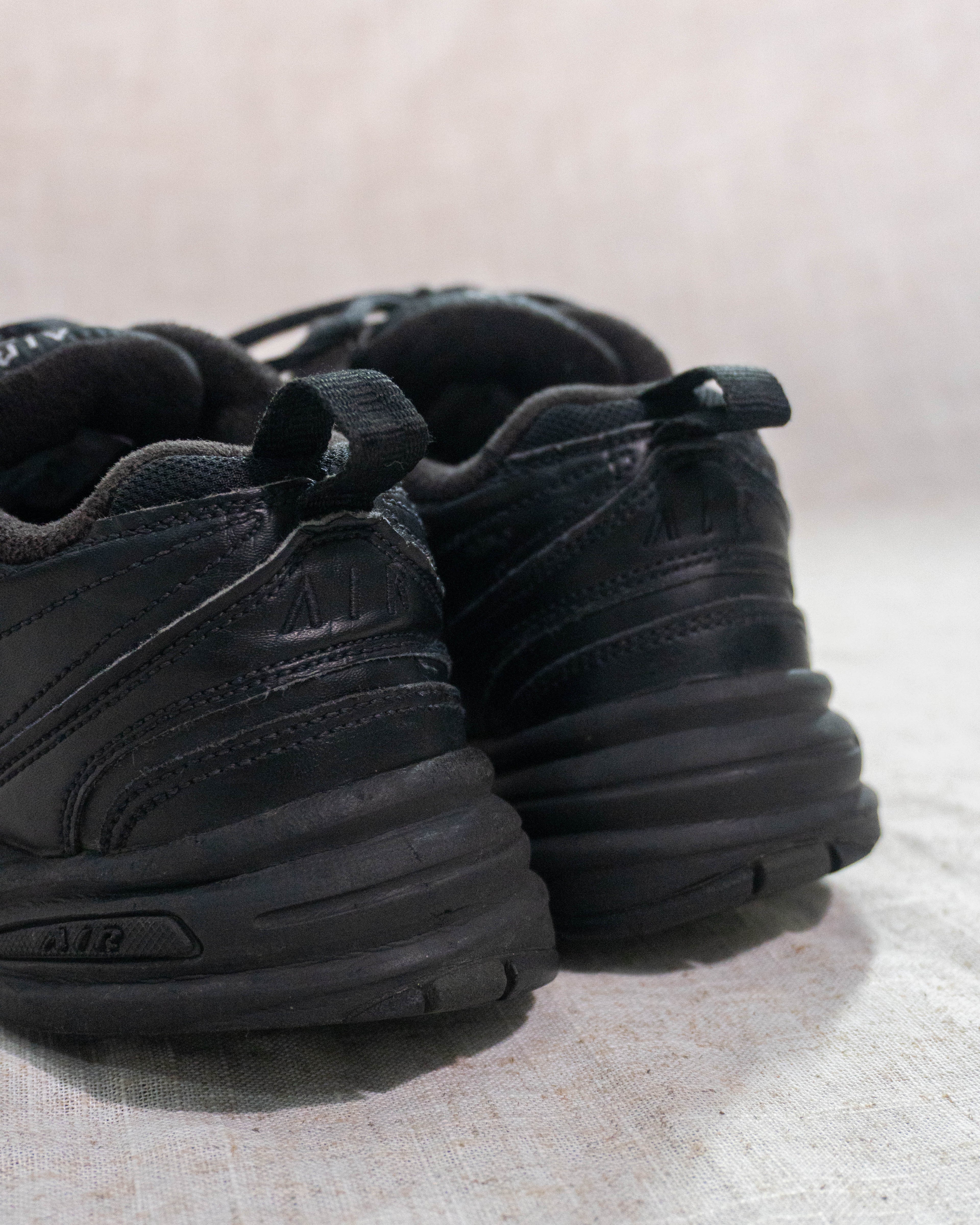 Nike Air Monarch IV Triple Black original sneakers Pakistan