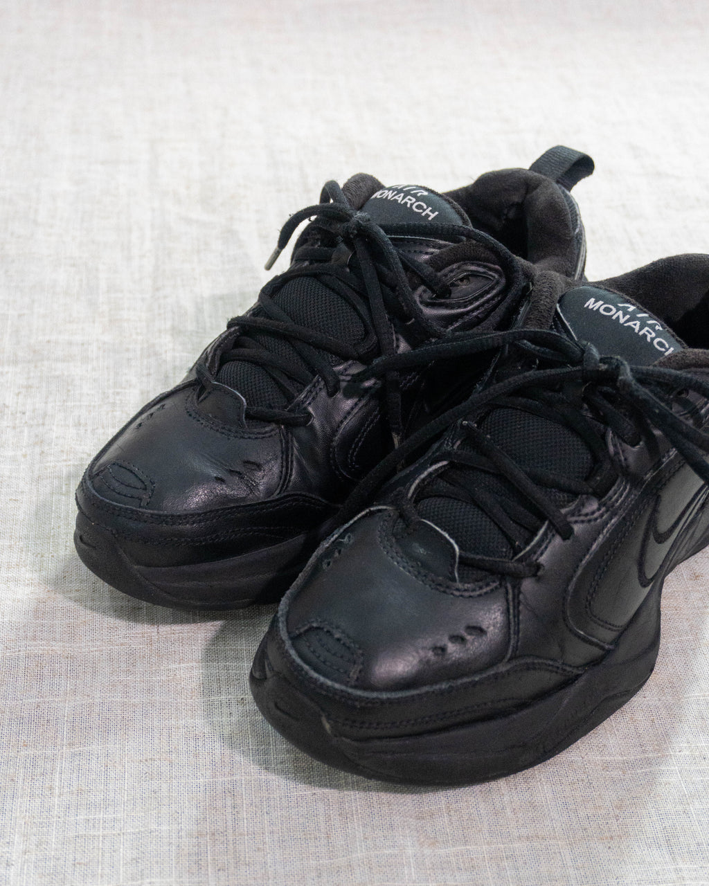 Nike Air Monarch IV Triple Black original sneakers Pakistan
