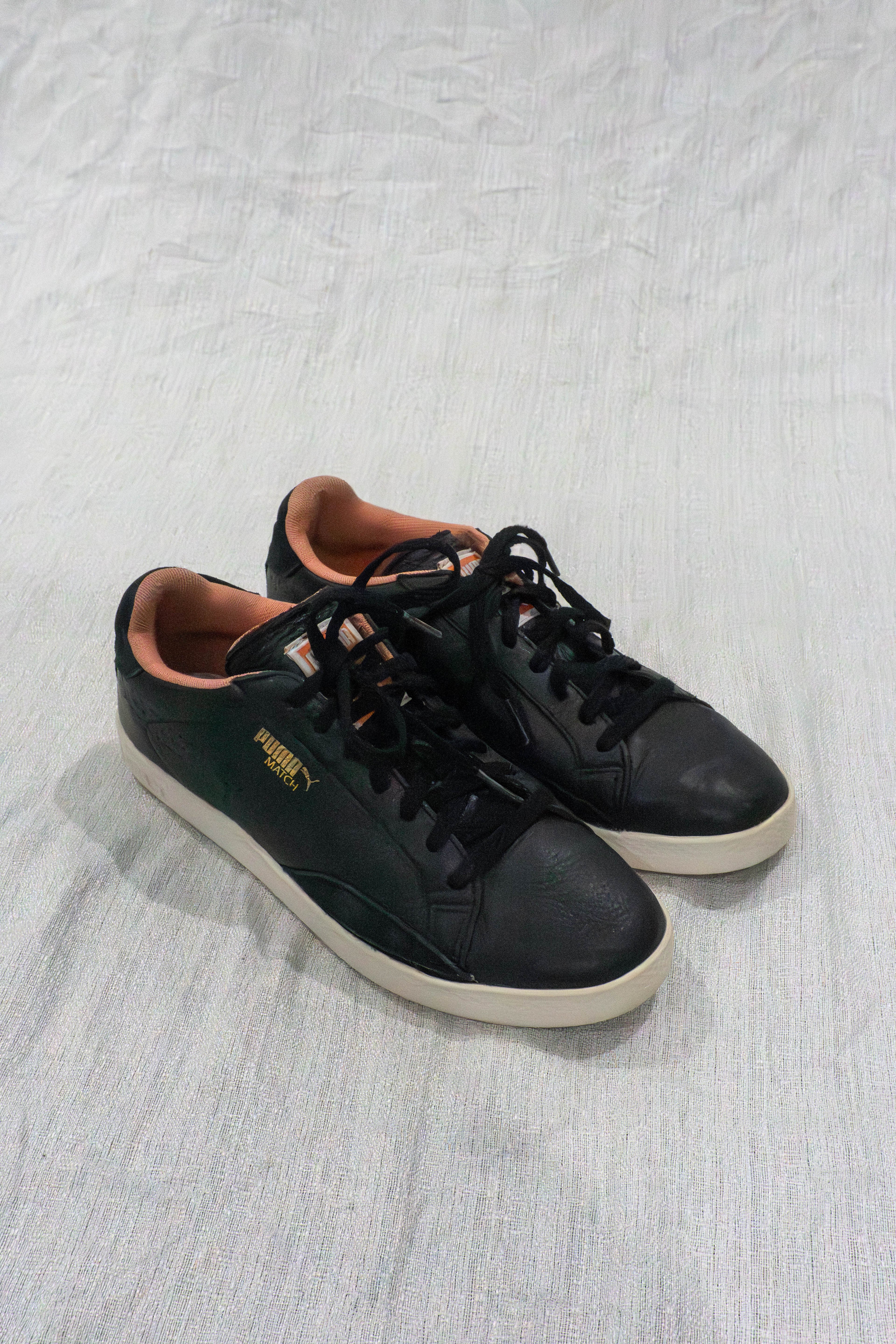 PUMA Match Black Orange Women EU 38.5 Original Sneakers Pakistan