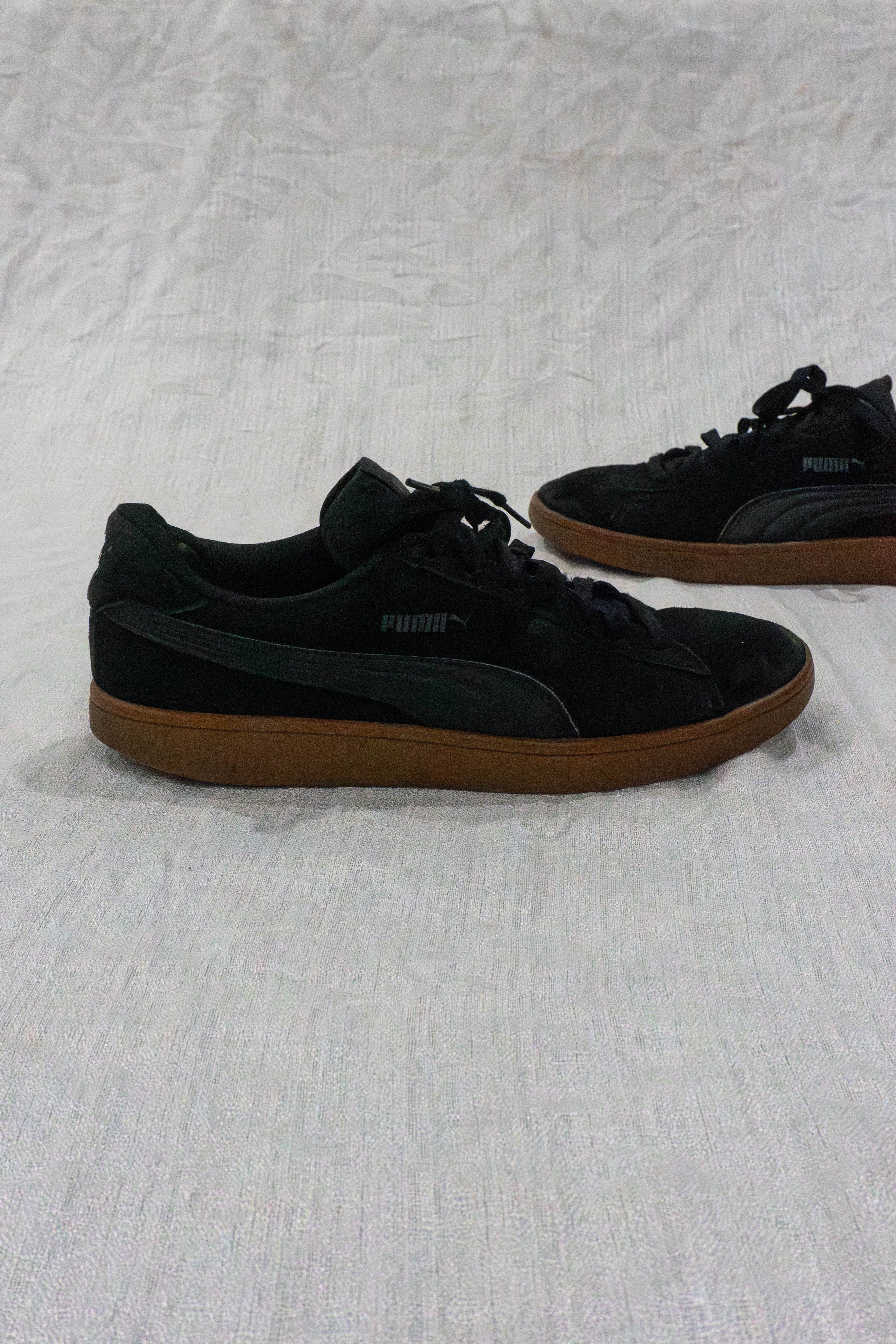 Original PUMA Smash v2 Black Gum Pakistan

PUMA Smash v2 EU 44.5 Men US 11 Sneakers

Pre Loved PUMA Black Sneakers Pakistan FOUNDD

PUMA Black Gum Sole Lifestyle Sneakers Pakistan