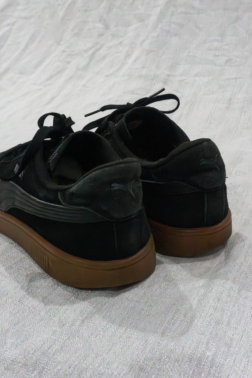 Original PUMA Smash v2 Black Gum Pakistan

PUMA Smash v2 EU 44.5 Men US 11 Sneakers

Pre Loved PUMA Black Sneakers Pakistan FOUNDD

PUMA Black Gum Sole Lifestyle Sneakers Pakistan