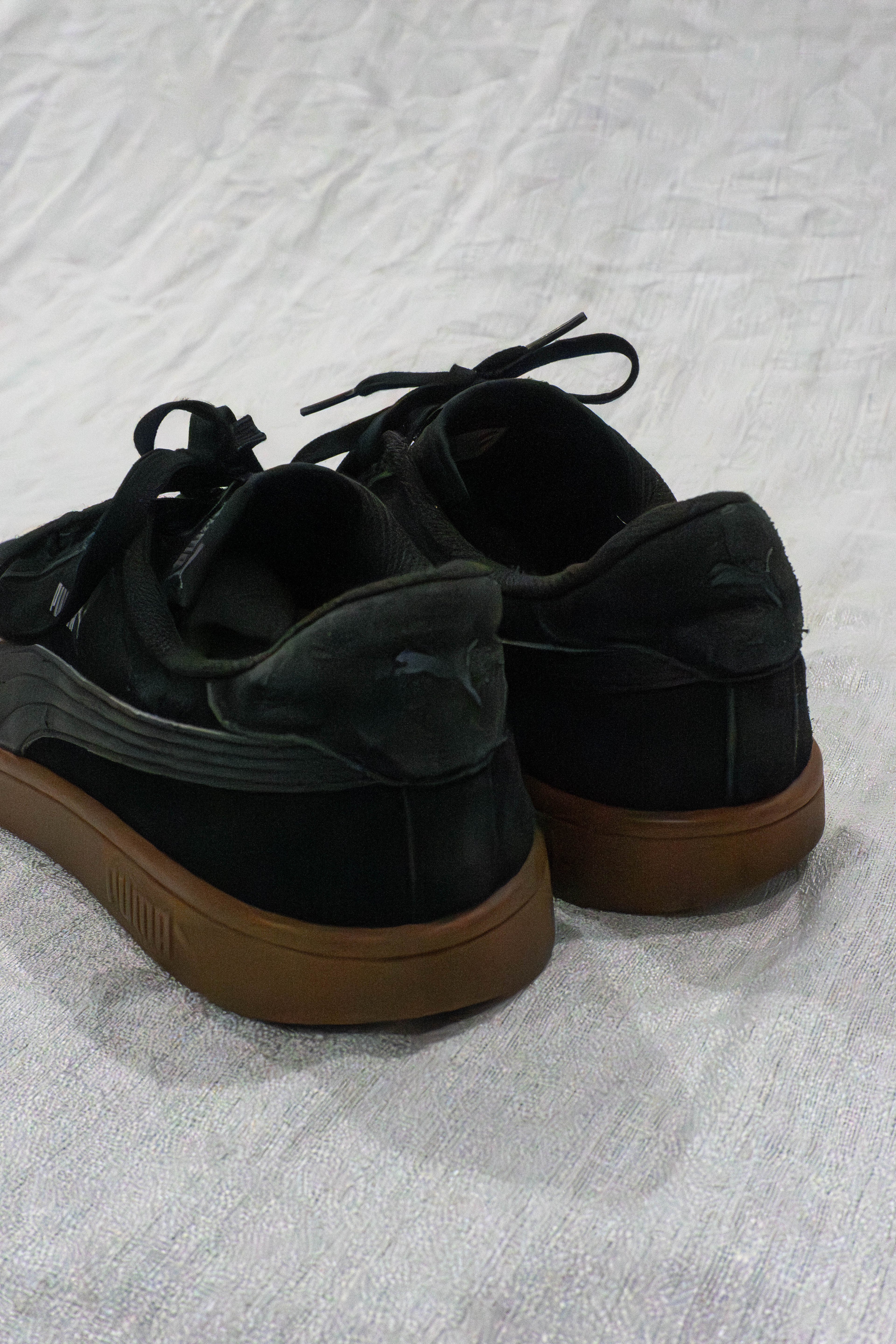 Original PUMA Smash v2 Black Gum Pakistan

PUMA Smash v2 EU 44.5 Men US 11 Sneakers

Pre Loved PUMA Black Sneakers Pakistan FOUNDD

PUMA Black Gum Sole Lifestyle Sneakers Pakistan